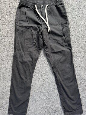 Vuori Men's Ripstop Climber Pants V412 Charcoal Gray Size Medium - EUC